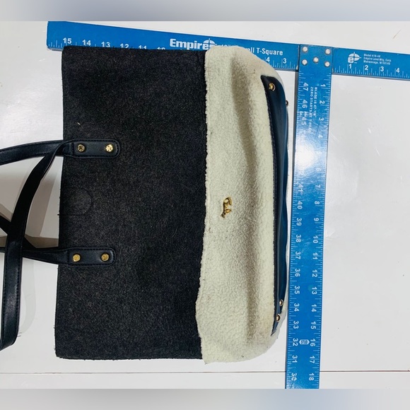 Emma Fox Gray and Off white TOTE - Picture 6 of 7